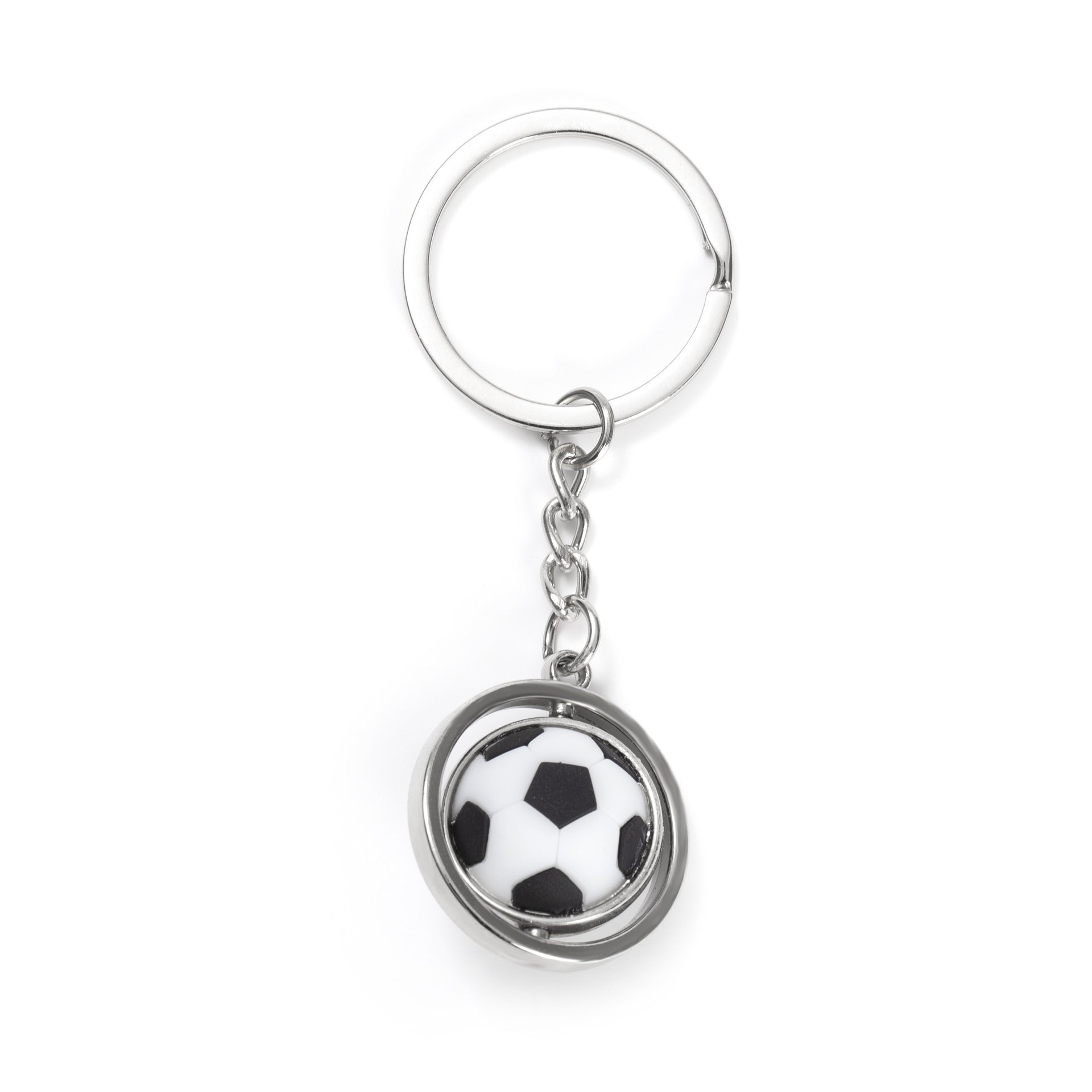 Wholesale Spinning Small Basketball Alloy Keychains